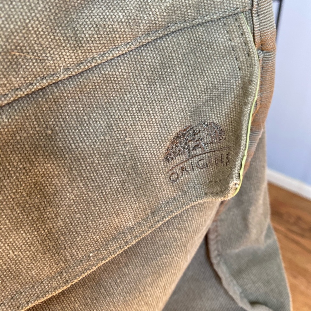 Origins large canvas messenger bag, EUC - Picture 2 of 6